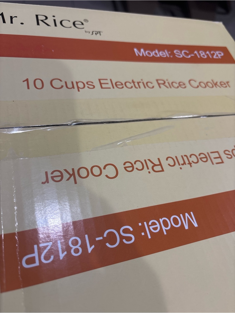 White Electric Rice Cooker - SC-1812P - Picture 2 of 4
